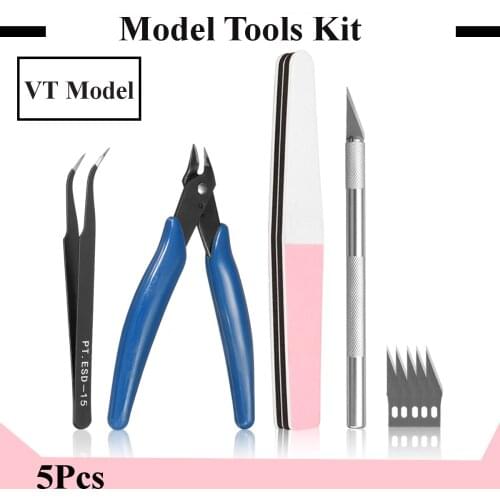 DIY Modeleur Basique Outils Artisanat Set Hobby Modélisme Kit Meulage For Gundam