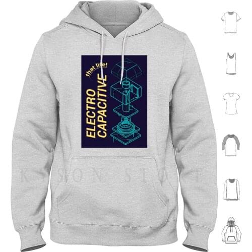 Electro Capacitive-The Life! ( Topre Patent Diagram Design ) Hoodie Long Sleeve Topre Patent Diagram 4584444 Electro