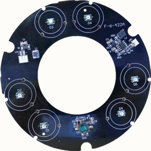 850nm Infrared Plate IR LED board CCTV camera module with HOUSE