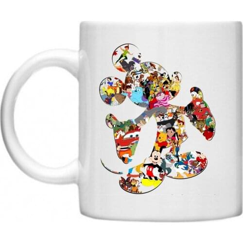 Collage Mouse Outline Funny Mugs 11oz Mug