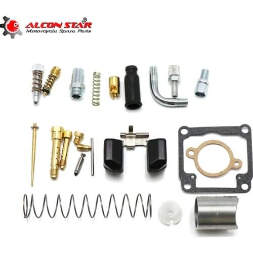 Alconstar- Carburetor Repair gasket Kit for Dellorto PHBG 17.5 PHBG19.5 Motorcycle Spare Parts Jets race float needle seat