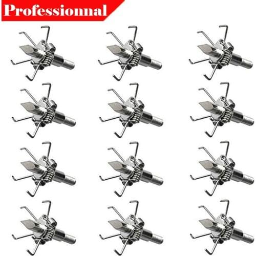 Maifield Hunting Broadheads 100 Grain Archery Hunting Small Game Sharp Judo Hammer Crossbow Compound Bow Arrow Tips