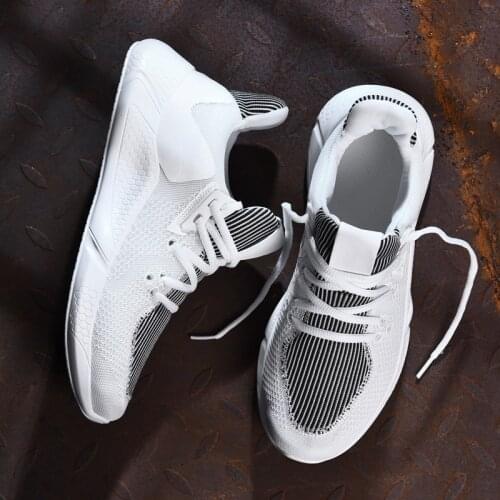 Men Casual Shoes Sneakers Fashion Light Breathable Mens Slip On Hot Sale Causal Summer Mens 2020 Man White
