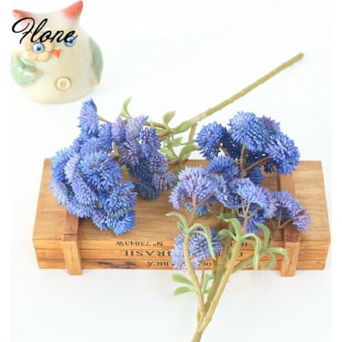 Soft Rubber Artificial Rice Ball Simulation Fake decorative Succulent Plant flower wedding Party Home Decoration accessories
