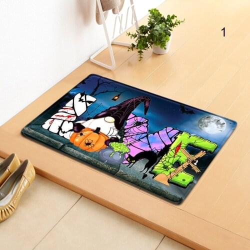 Creative Halloween Doormat Multi-purpose Absorbent Non-Slip Pad Personalized Blanket for Kitchen Bedroom Bathroom M56