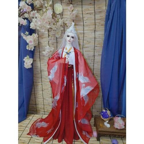 1/3 scale BJD clothes ancient costume dress Chinese Hanfu for BJD/SD SD17 POPO68 70cm Uncle doll accessories C0664