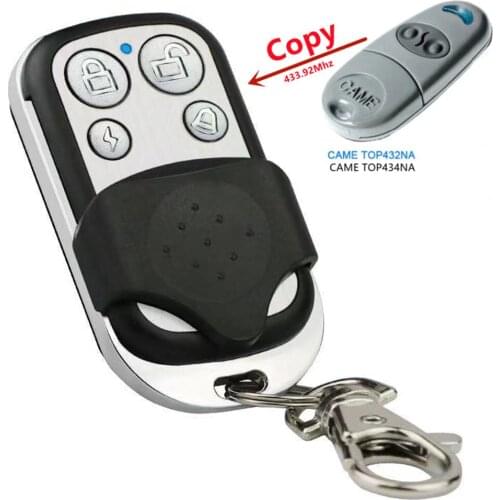 QBYteco Copy CAME TOP432NA Duplicator 433.92 mhz Remote Control Universal Garage Door Gate Remote Cloning 433 MHz Transmitter