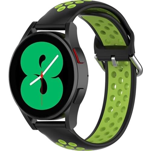 20MM Watch Strap for Samsung Watch Galaxy 4 44mm 40mm Men/Women Silicone Wristband for Samsung Watch 4 Classic 42mm 46mm band