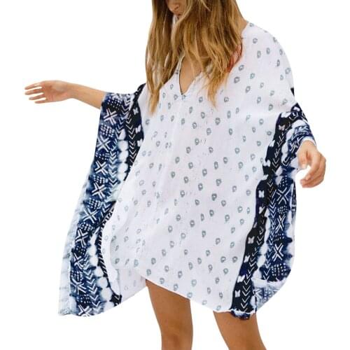 Chiffon Blouse Tassels Beach Wear Women Swimsuit Cover Up Swimwear Bathing Suits Summer Mini Dress Loose Solid Pareo Cover Ups