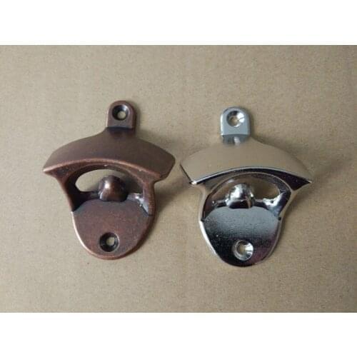 50pcs/lot Kirsite Vintage Antique bottle openers Zinc alloy Bar Pub Beer Soda Top Wall Mount Bottle Opener