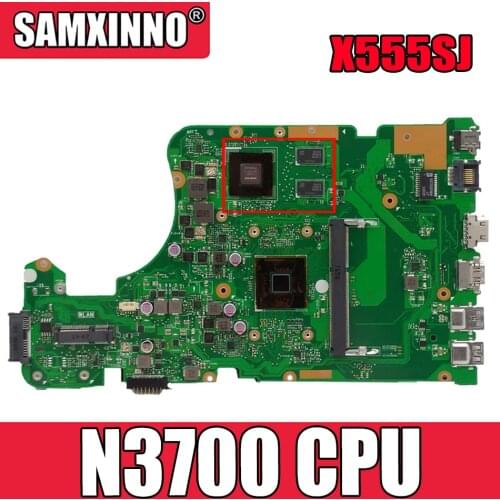X555S for ASUS X555SJ K555SJ K555S laptop motherboard X555S mainboard test OK N3700 cpu 4Cores