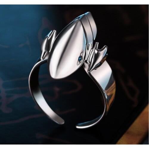 925 Sterling Yu-Gi-Oh Zexal White Dragon Seto Kaiba Yugioh Ring Ring
