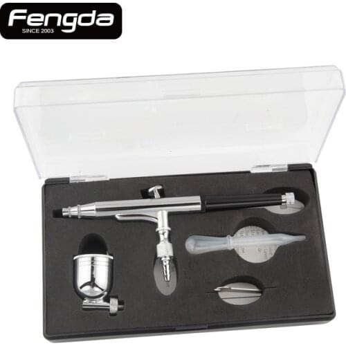 Free shipping FENGDA BD-132 airbrush spray gun face body painting tattoo hand tools gravity feed type