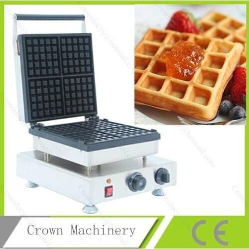 Electric waffle maker; square shape waffle grill; waffle machine