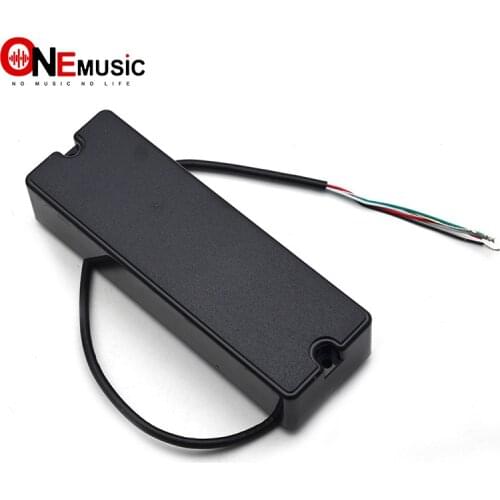 Sealed Soapbar 2 Hole Bass Guitar Pickup 6 String Double Coil Humbucker Pickup 114*37.5mm Ceramic Magnet Bass Guitar Accessories