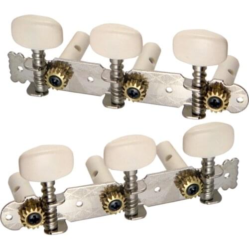 Pack of 2 Classical Guitar String Tuning Pegs Keys Tuners for Guitar Parts Accessories