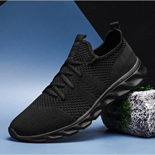 Men Women Sneakers Trainers Breathable Running Shoes Lightweight Lace-up Breathable Jogging Shoes Outdoor Sports Leisure Shoes
