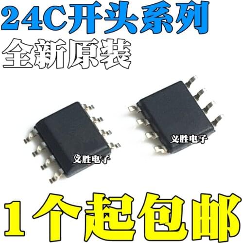 2PCS M24C01 24C02 C02 C04 C08 C16 C32 C64 WP W6 RP WMN6TP RMN6TP EEPROM memory, the memory IC chips