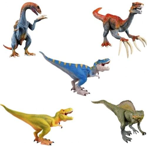 Simulation Fall Resistant Colorful Tyrannosaurus Sickle Dragon Dinosaur Model Toys for Decoration