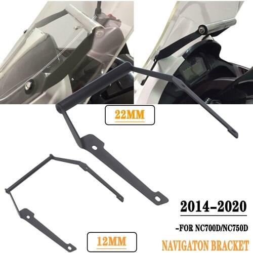 Motorcycle Accessories Front Phone Stand Holder Smartphone Phone GPS Navigaton Plate Bracket For HONDA NC750D 2014-2020
