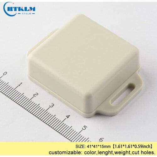 50PCS circuit board plastic enclosure 41*41*15mm abs plastic project wire connection box PCB diy design wall mount junction box