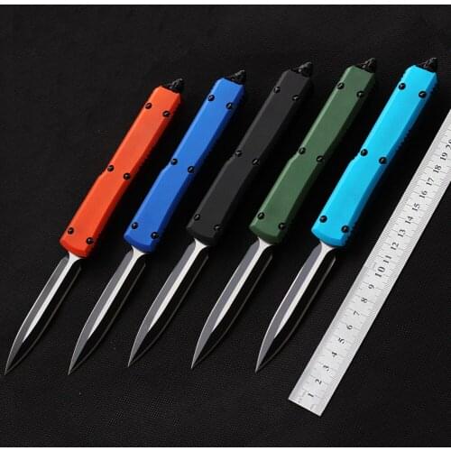 Hifinder X70 Knife D/E D2 Steel Blade Black Aluminum Handle Hunting Survival Tool Outdoor Camping Tactical Defense EDC Knives