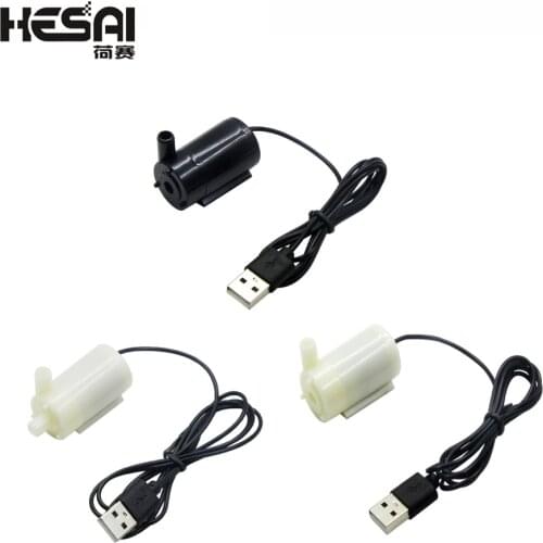 Mini Micro Submersible Water Pump DC 5V USB Low Noise Brushless Motor Pump120L/H