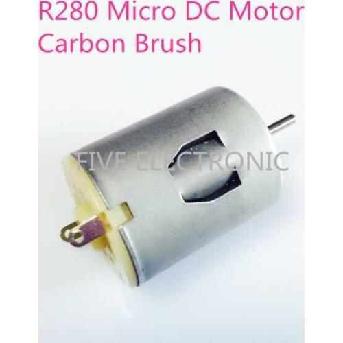 R280 Micro DC Motor, Carbon Brush, use for Electric toy car DIY model,Electric Hair Drier,Robot