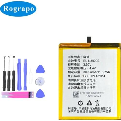3000mA BL-N3000E Replacement Battery For GIONEE S9 S9L GN9013 Mobile Phone Batteries