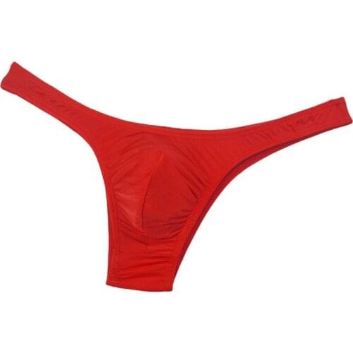 Men Ice Silk Underwear Mens Ultra-thin Silky Breathable Translucent Briefs Low Waist Shorts Pouch Lingerie Underpants Soft Cool