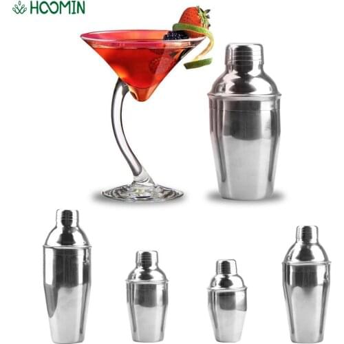 1PC 250/350/550/750ml Party Bar Tools Boston Martini Cocktail Wine Mixer Stainless Steel Cocktail Shaker Professional Barware