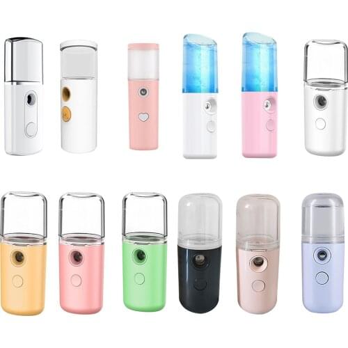 30ml Mini Nano Facial Sprayer USB Nebulizer Face Steamer Beauty Humidifier Hydrating Anti-aging Wrinkle Women Beauty Skin Care