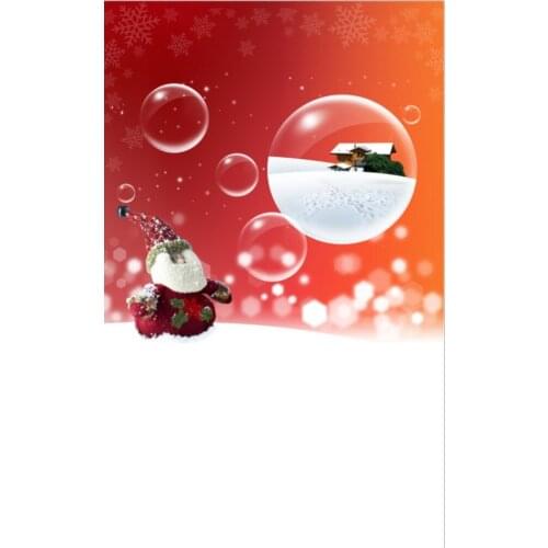 5x7ft House Santa Claus for Christmas Photography Backdrops Photo Props Studio Background