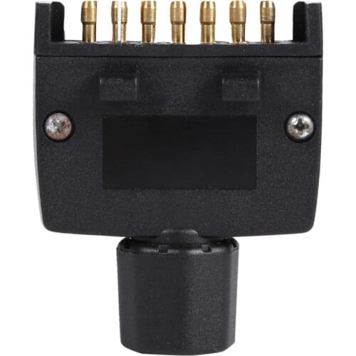 7 Pin Flat Male Trailer Plug Socket Connector Adapter for Recreational Vehicle Australian Standard 7 Pin Flat Plug