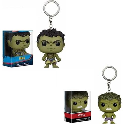 Keychain Movie Pocket Keychain HULK Action Figure Collectible Toys for Children