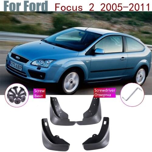 Fender Mud Guard Splash Flaps Mudguard Accessories Mudflap For Ford Focus 2 MK2 MK2.5 Hatchback 2005-2011