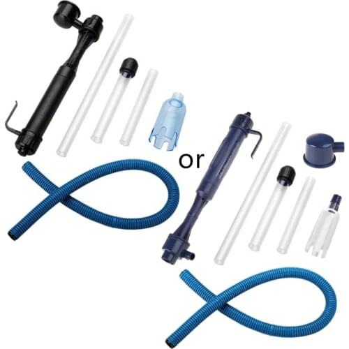 C1FA Aquarium Battery Syphon Operated Fish Tank Vacuum Gravel Water Filter Clean Siphon Filter Cleaner Fish Tank Tools Aquari