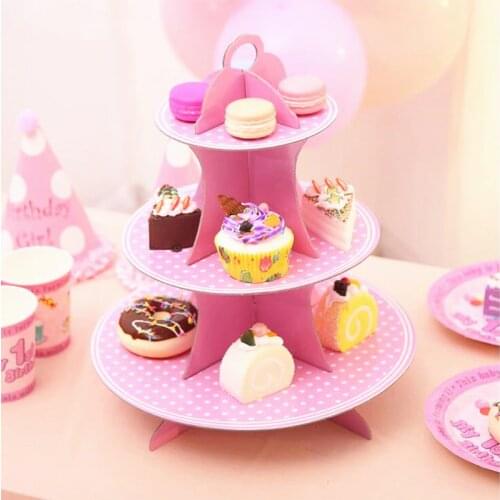 Home party display stand birthday decoration dessert table decoration tray dessert fudge desktop afternoon tea cake stand