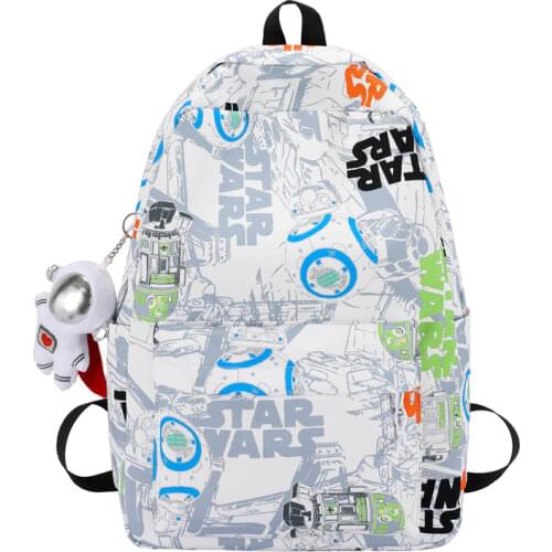 ATTRA-YO Graffiti Canvas Backpack Students School Bag Teenage Girls Boys Backpacks Bags Cartoon Rucksack Street Escolar CD7069/d