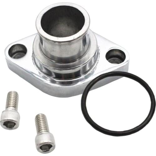 Chrome Water Neck Thermostat Housing Gasket Bolts for Mopar 318 340 383 440 Engine Neck Housing Gasket