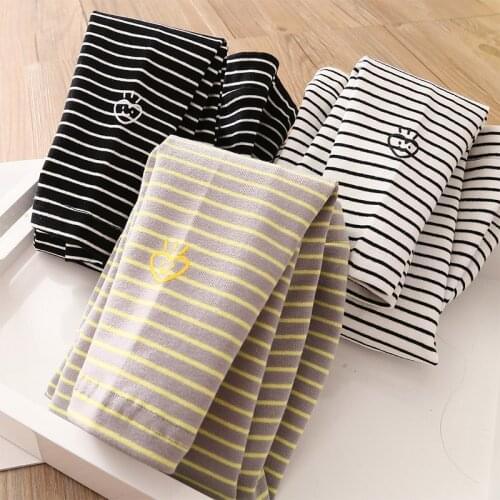 2-8 Years Toddler Girls Leggings Spring Casual Stripes Skinny Pants for Girls Children Trousers High Quality Baby Kids Legging