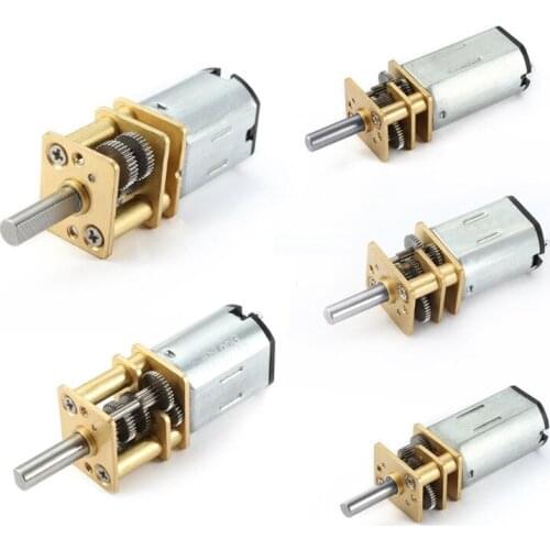 Micro-Speed Reduction Motor Mini Gear Box Motor with 2 Terminals for RC Car Robot Model DIY Engine Toy