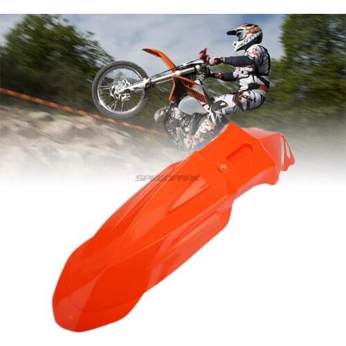 Motocycle accessories Plastic Universal Supermoto Evo Black Front Fenders For Honda Yamaha Suzuki KTM DRZ KX YZ KTM WR XR