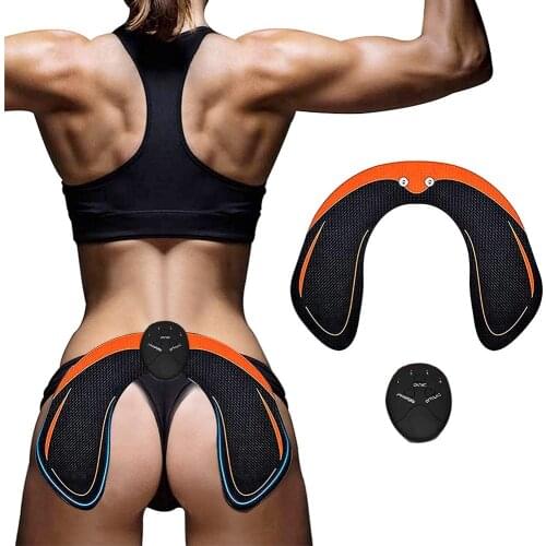 Muscle Stimulator ABS Fitness Buttocks Lifting Buttock Toner Trainer Slimming Massager Unisex EMS Hip Abdominal Buttocks Trainer