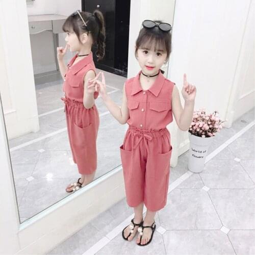 6 8 10 12 Fashion Style Summer Clothing Sets 2019 Girls Clothes Kids Short Sleeves T-Shirt+Short Pant Suits Children Clothing
