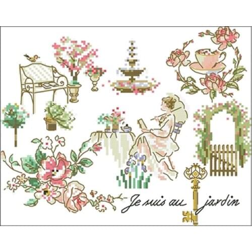 Sweet life patterns Counted Cross Stitch DIY Chinese Cross Stitch Kits Embroidery Needlework Sets