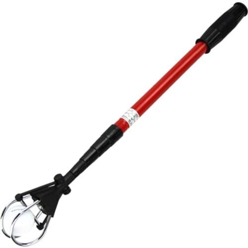 New Automatic Locking Scoop Picker Telescopic Golf Ball Retriever Retracted Golf Pick Up Golf Accessories