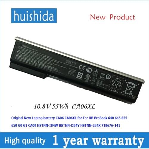 10.8 V 55wh CA06XL New original laptop battery for HP Probook G1 640 645 650 655 HSTNN-LB4Z HSTNN-LP4Z HSTNN-DB4Y series