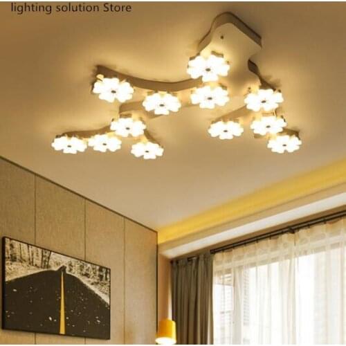 Personalita creativa apparecchi di illuminazione A Soffitto Post-moderno camera lampade prugna corridoio LED Luci di Soffitto