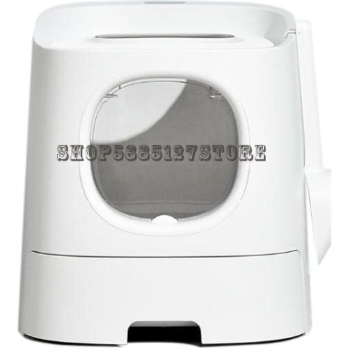 First class top-out drawer type cat litter box, fully enclosed extra large deodorant and splash-proof toilet